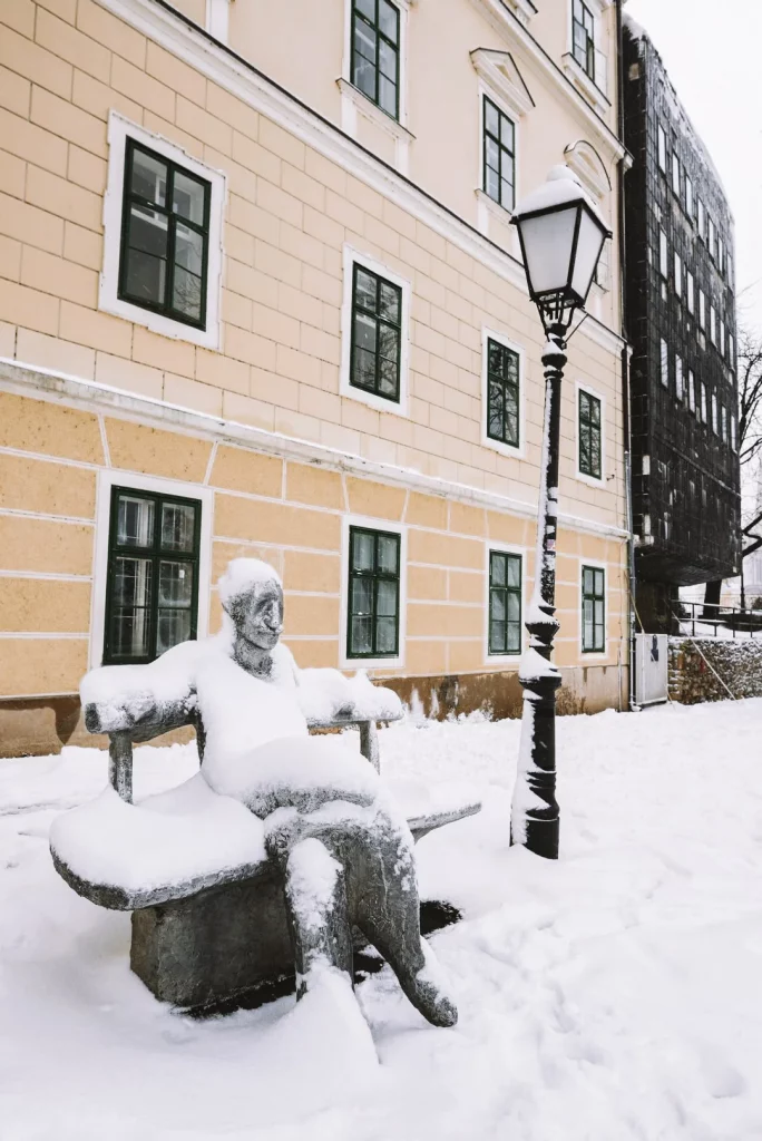 Antun Gustav Matos Statue