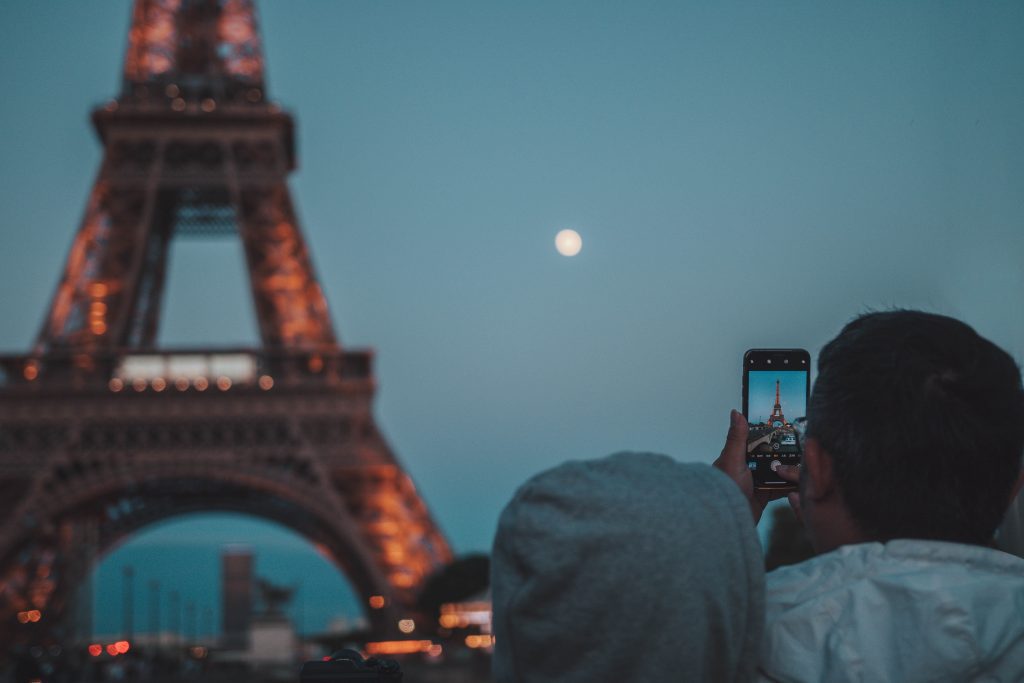 Eiffel Tower by night