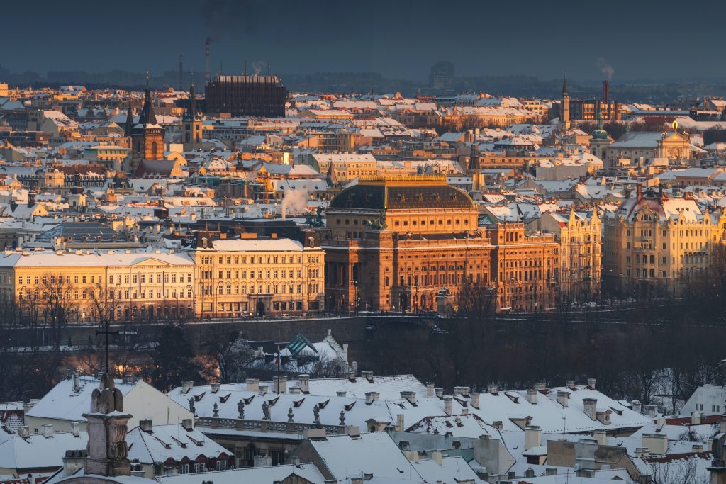 Prague in winter