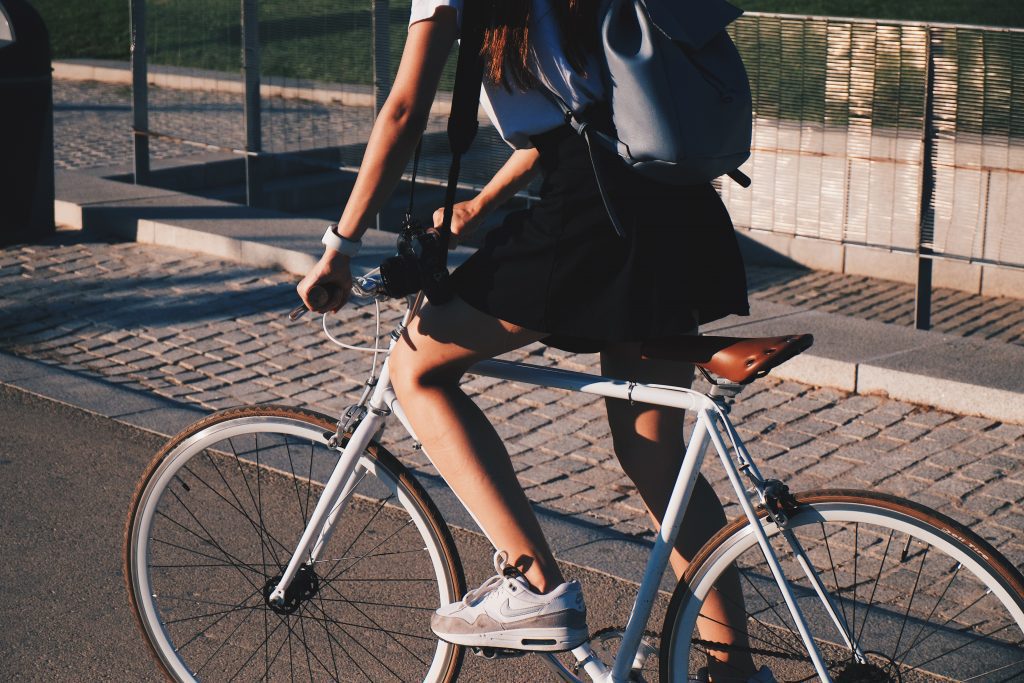 Madrid on bicycle