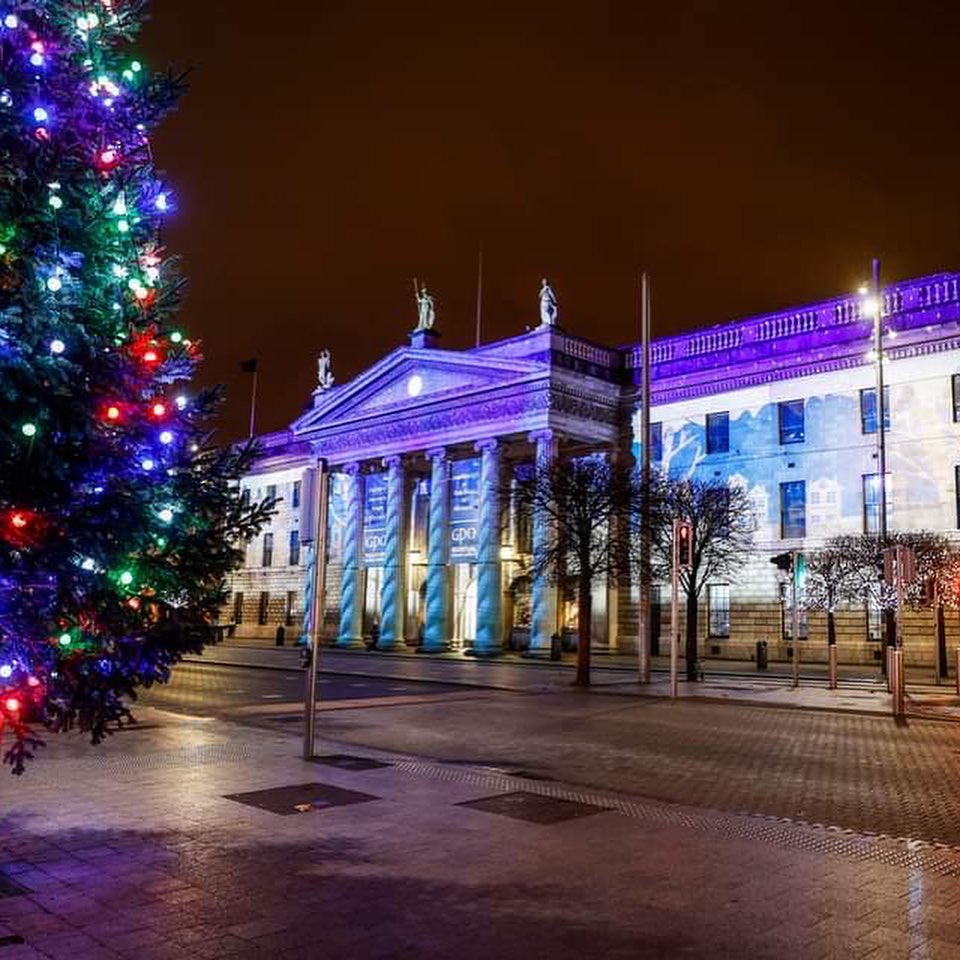 Christmas tree at the Spire