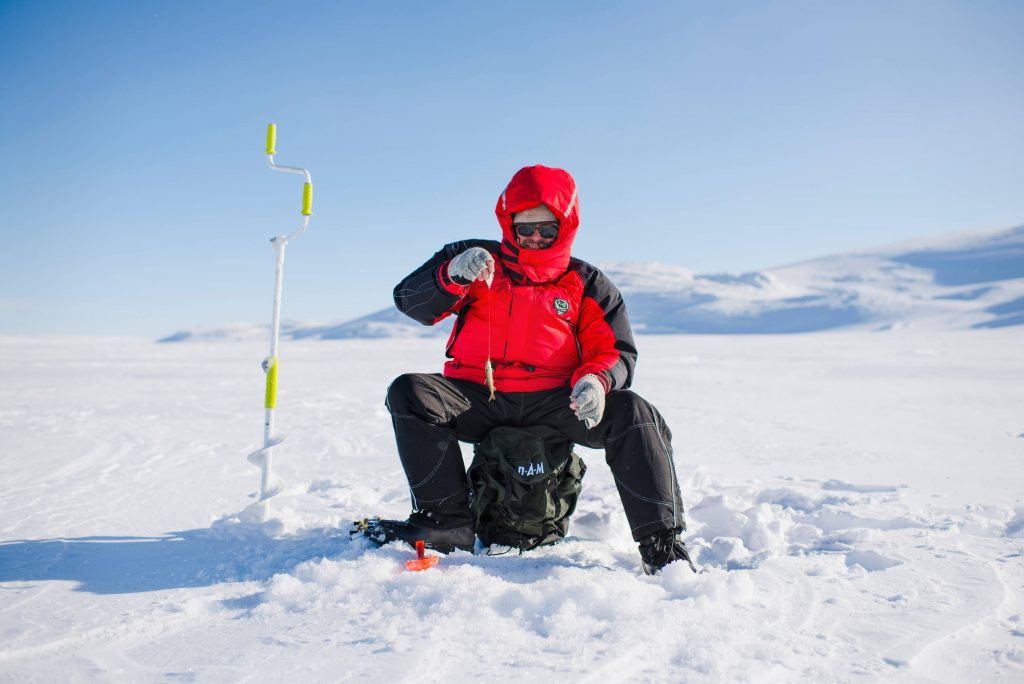 ice fishing Lapland