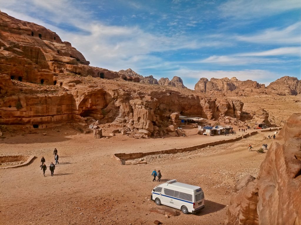 before arriving at Petra