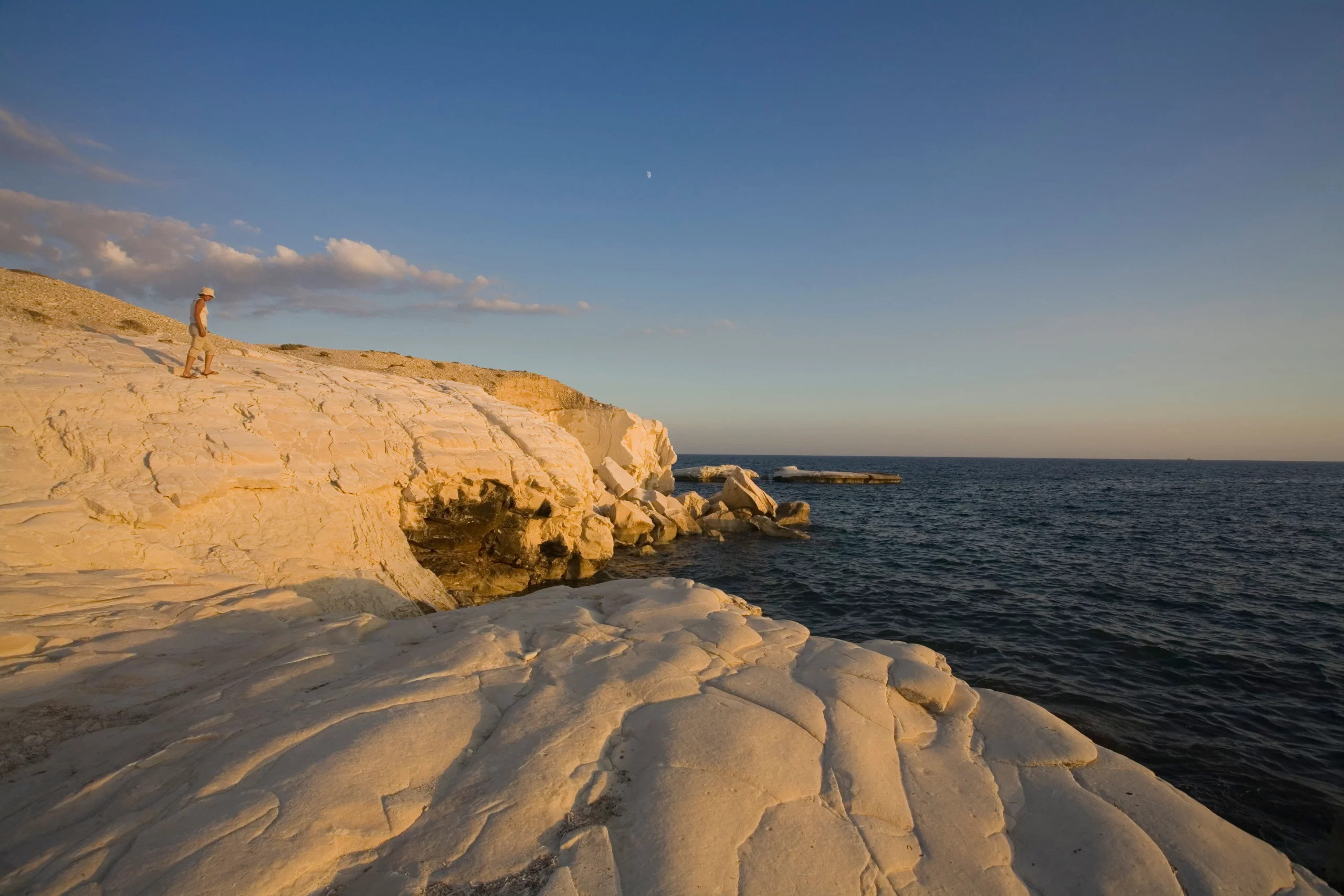 White cliffs of Cypru