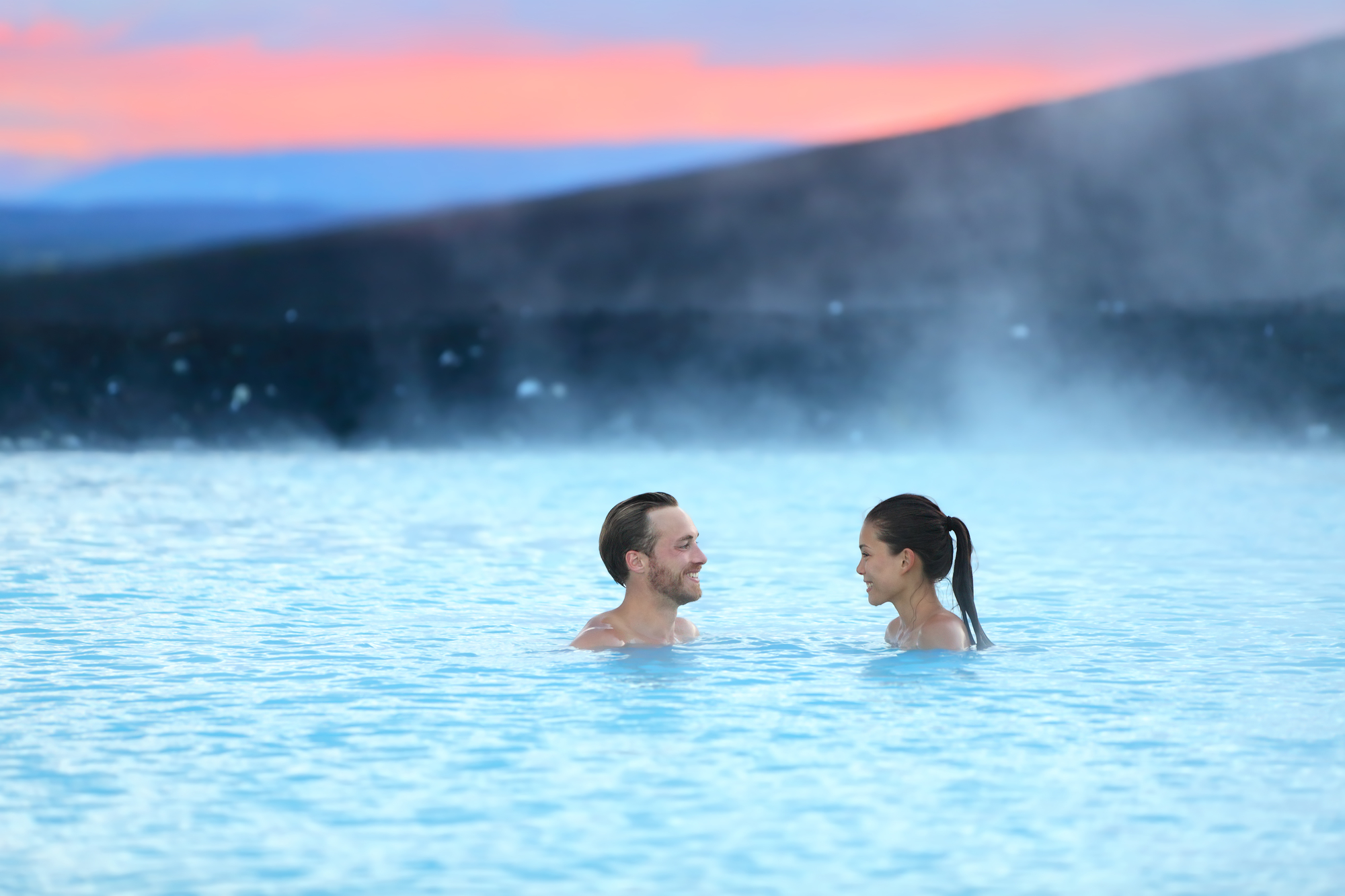 Hot thermal springs - Blue Lagoon, Iceland