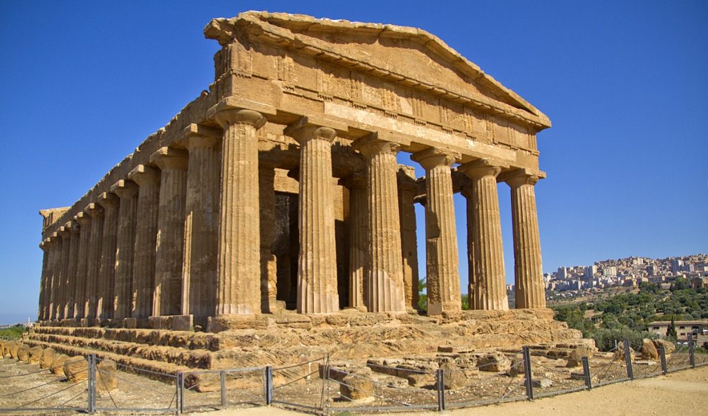 Temple of Concordia in Italy