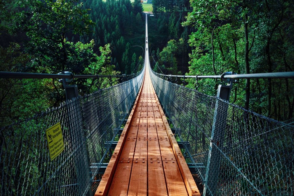 Geierlay Suspension Bridge in Germany