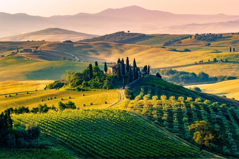 Chianti Valley in Italy