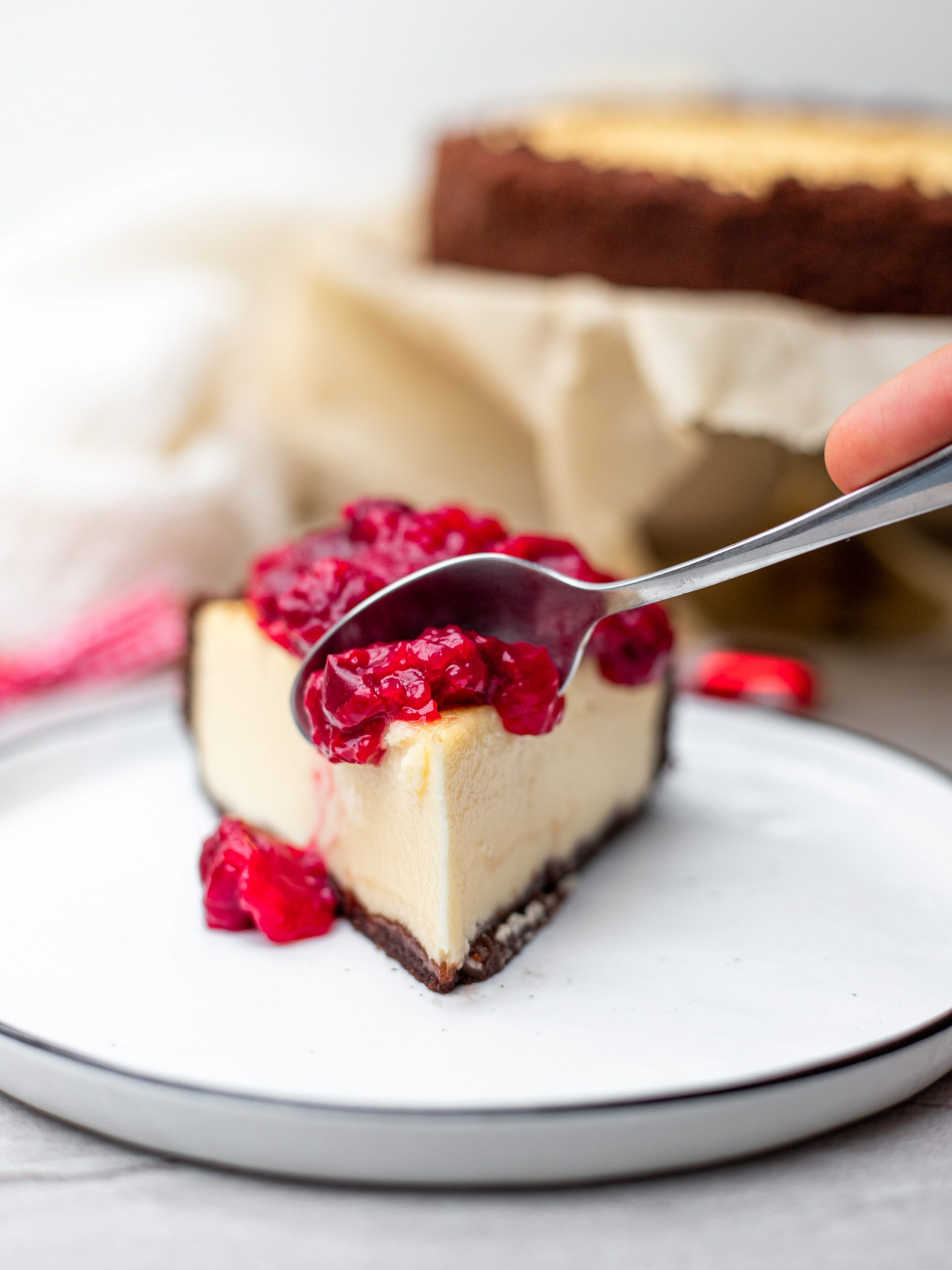 New York cheesecake with a little twist