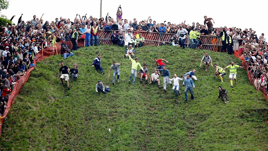 Cooper’s Hill Cheese Rolling Festival, England