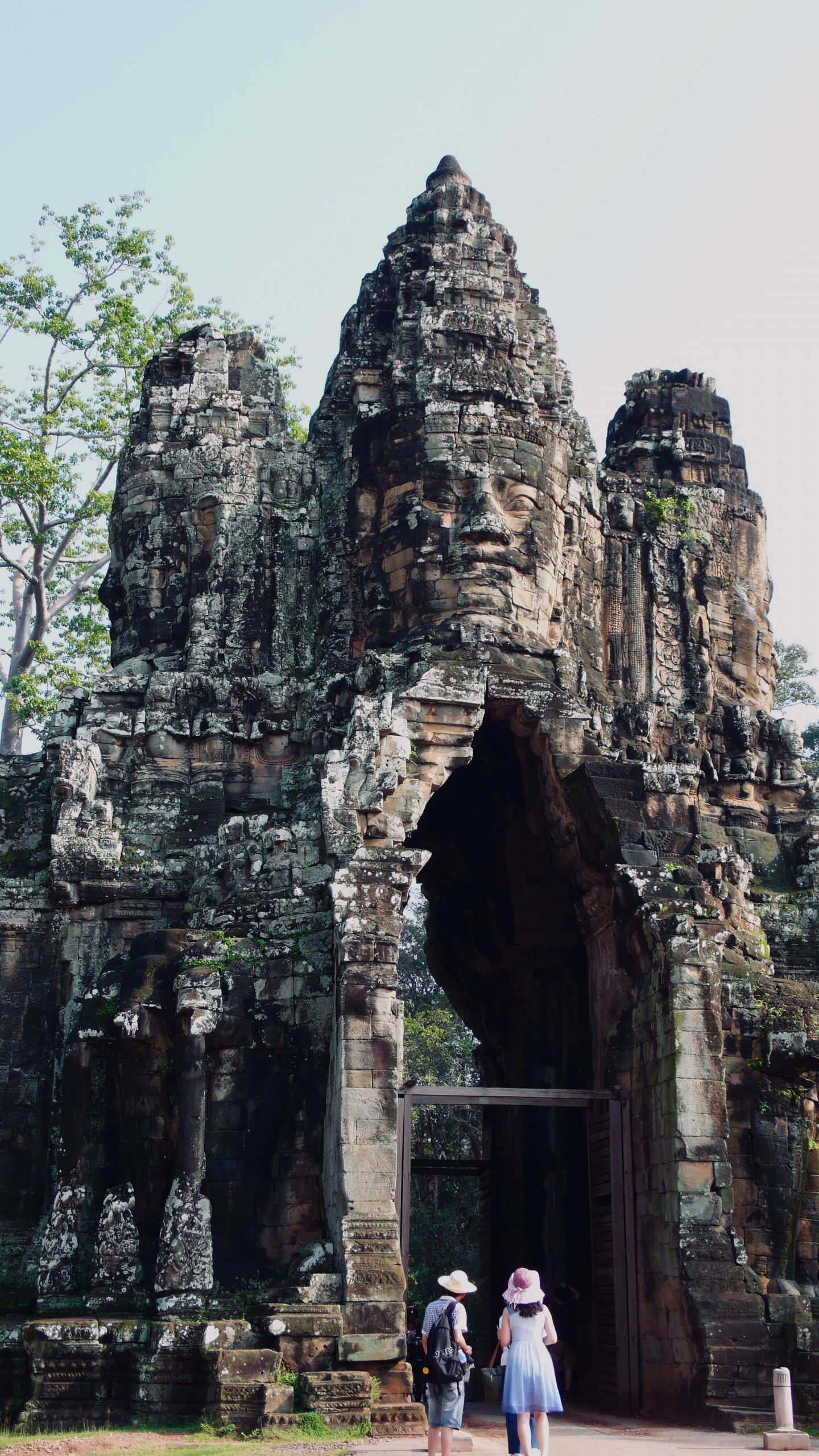 Khmer Smile：Bayon in Angkor Thom, Siem Reap, Cambodia