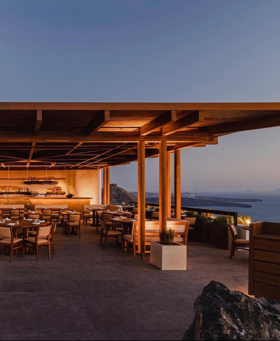 Nobu restaurant in Santorini
