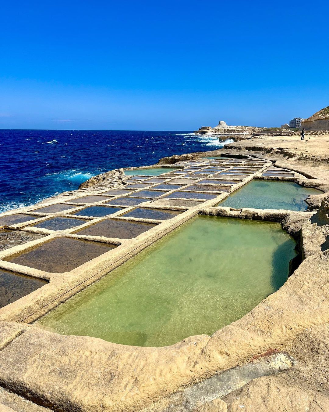 Marsalforn Salt Pans, Island of Gozo, Republic of Malta
