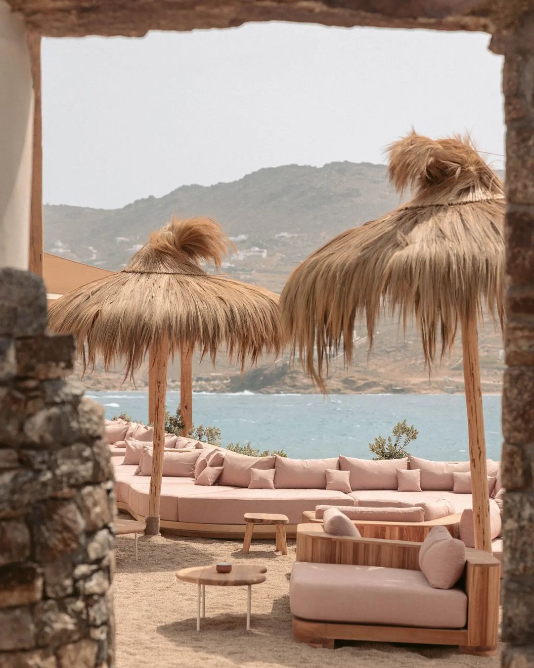 Amazing retreat overlooking the twinkling waters of the sea at Ftelia Pacha Mykonos