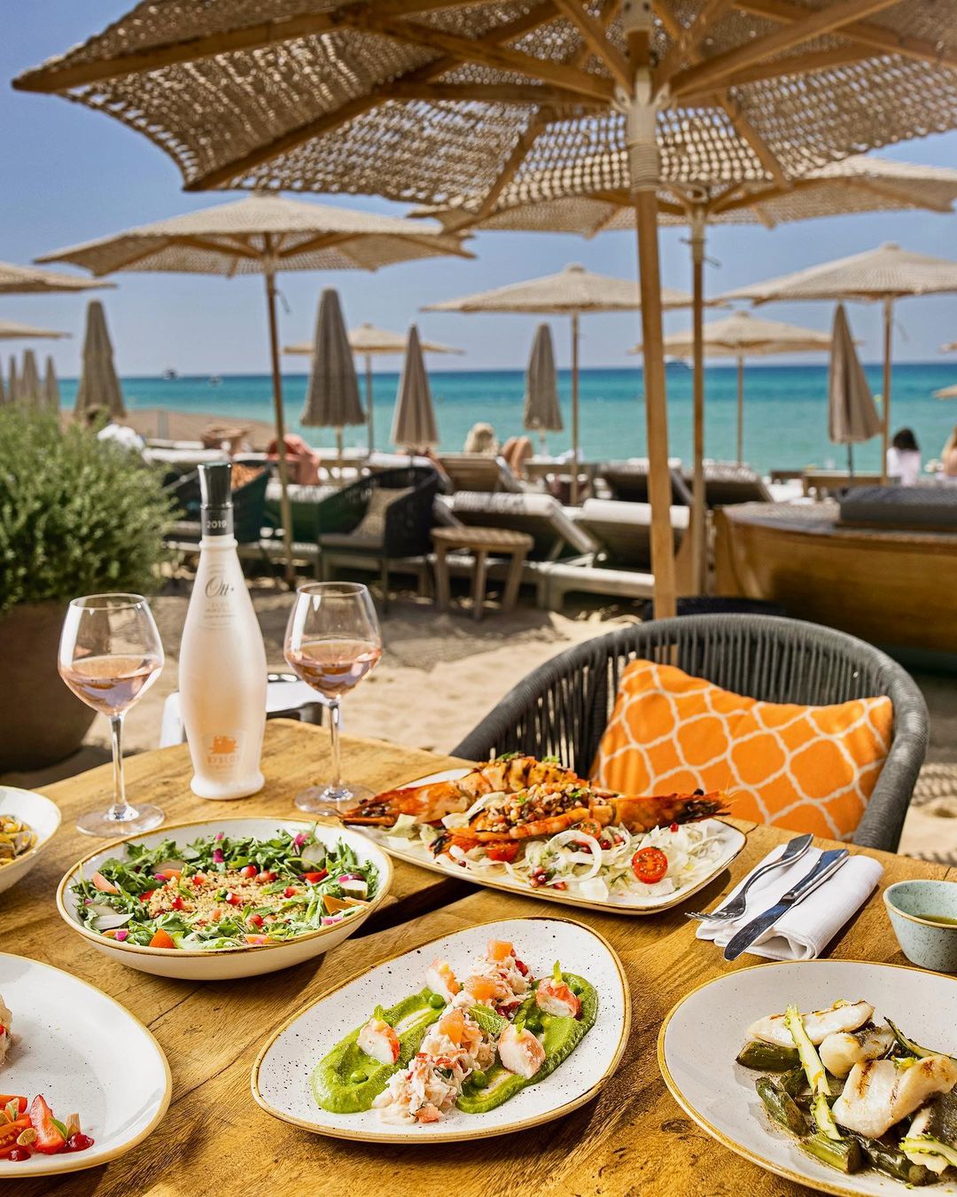 Beachfront bliss at Byblos Beach - relaxation, flavors, and stunning view