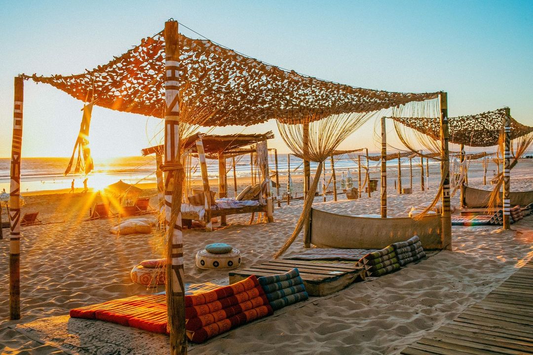 Golden hour at Praia Irmao Gypsy Beach - Best Exotic Beach Clubs in Europe