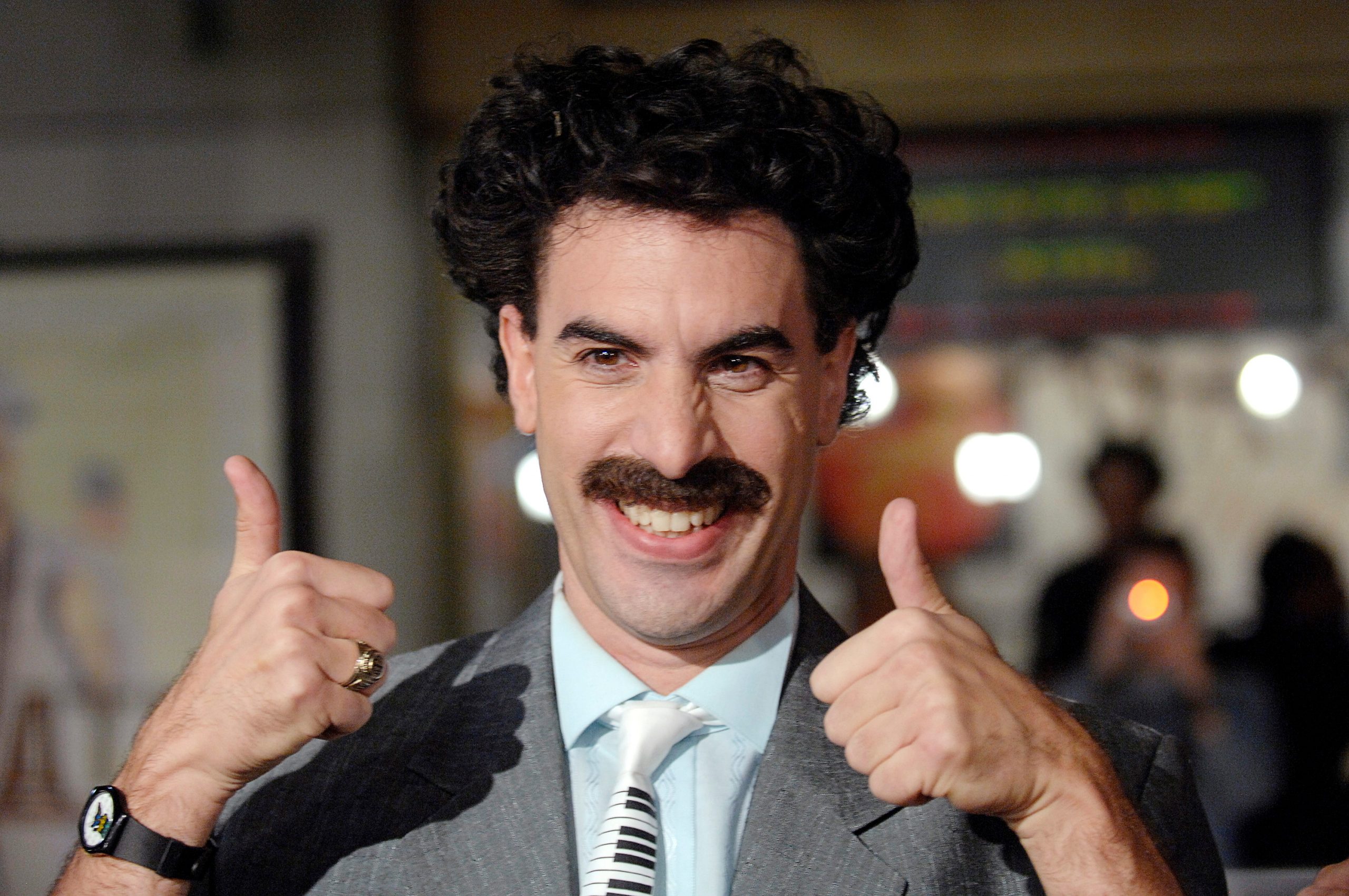 Sacha Baron Cohen as Borat - Series and Movies Filmed in Romania