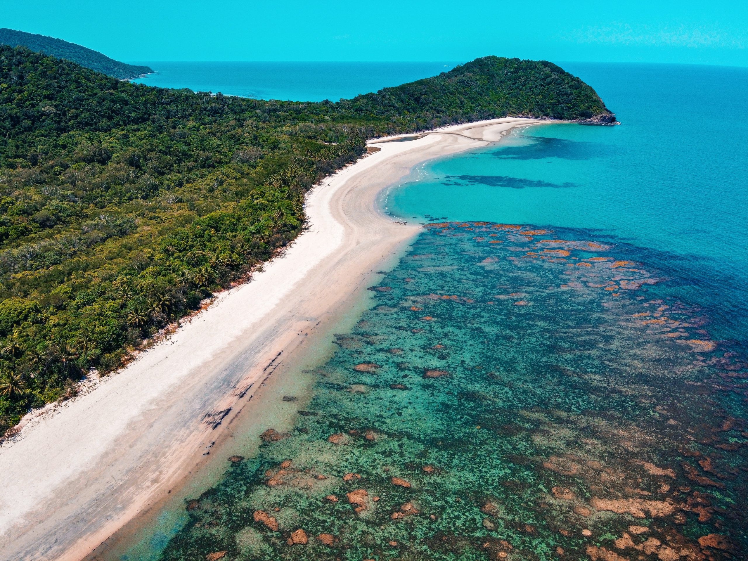 The Great Barrier Reef from above - Daintree Rainforest, Australia - 30 Trips to Take in Your 30s