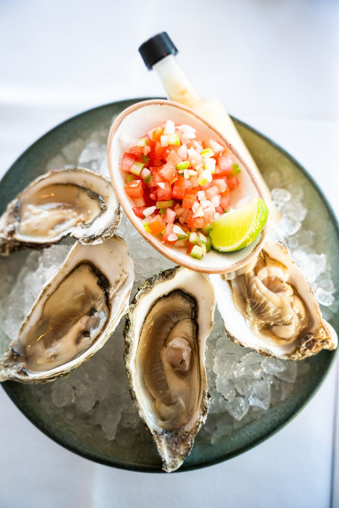 Fresh oysters - a plate of gastronomically refined pleasure