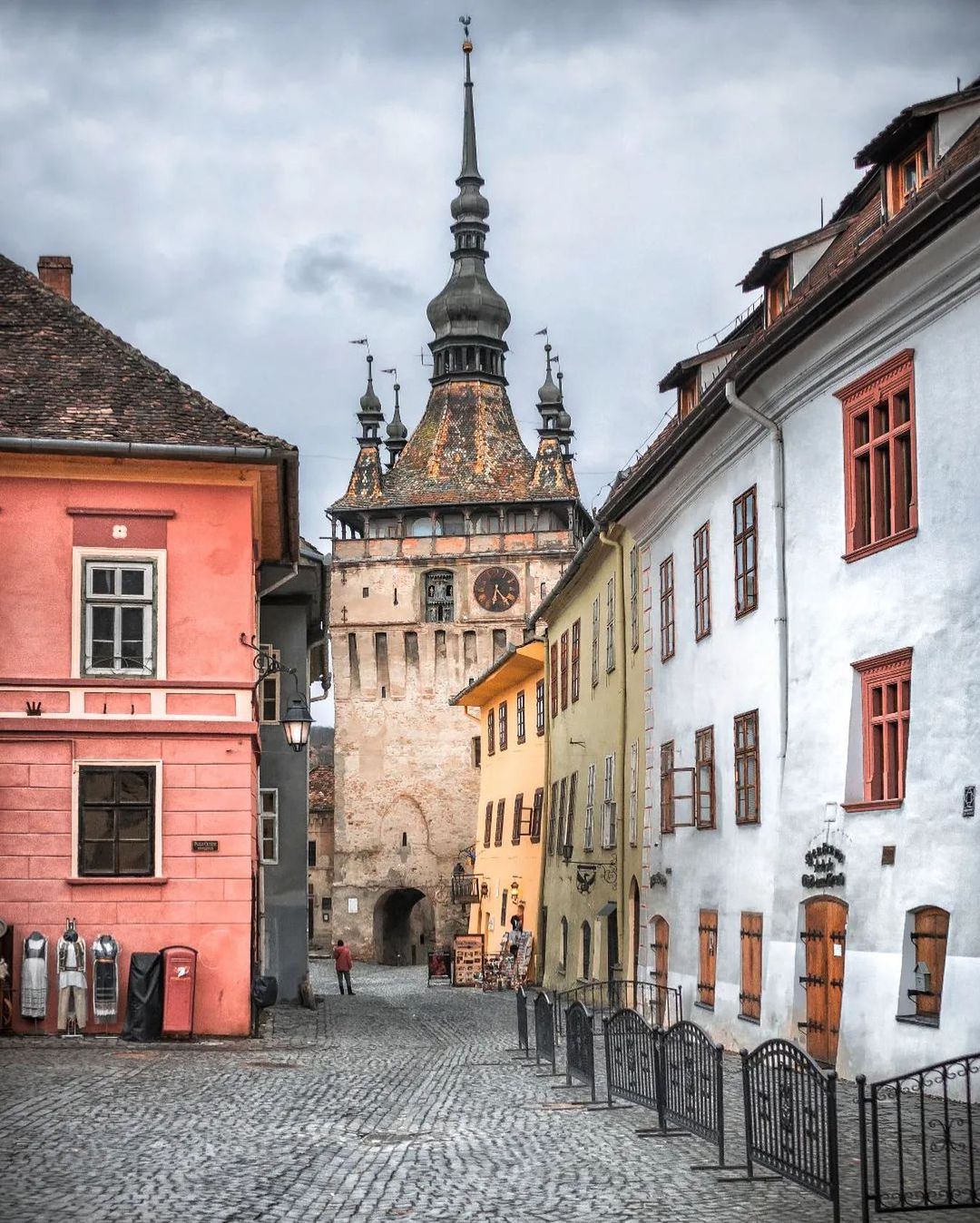 The famous and charming city of Sighisoara on a cloudy day - Transylvania - Interesting Facts To Know