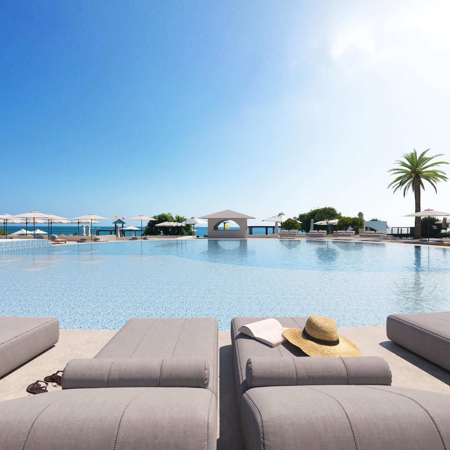 The epitome of Cretan hospitality and relaxation at Creta Maris Resort's superbe pool - Best Resorts in Turkey and Greece
