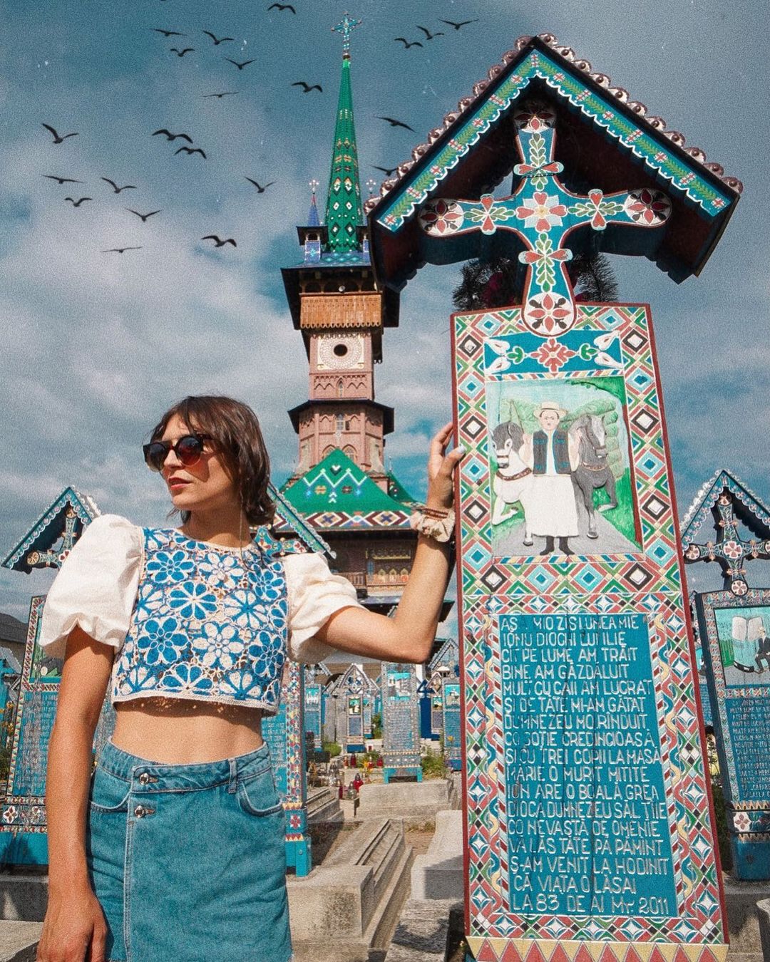 Merry Cemetery - the world’s most colorful graveyard - 25 Famous Landmarks in Romania