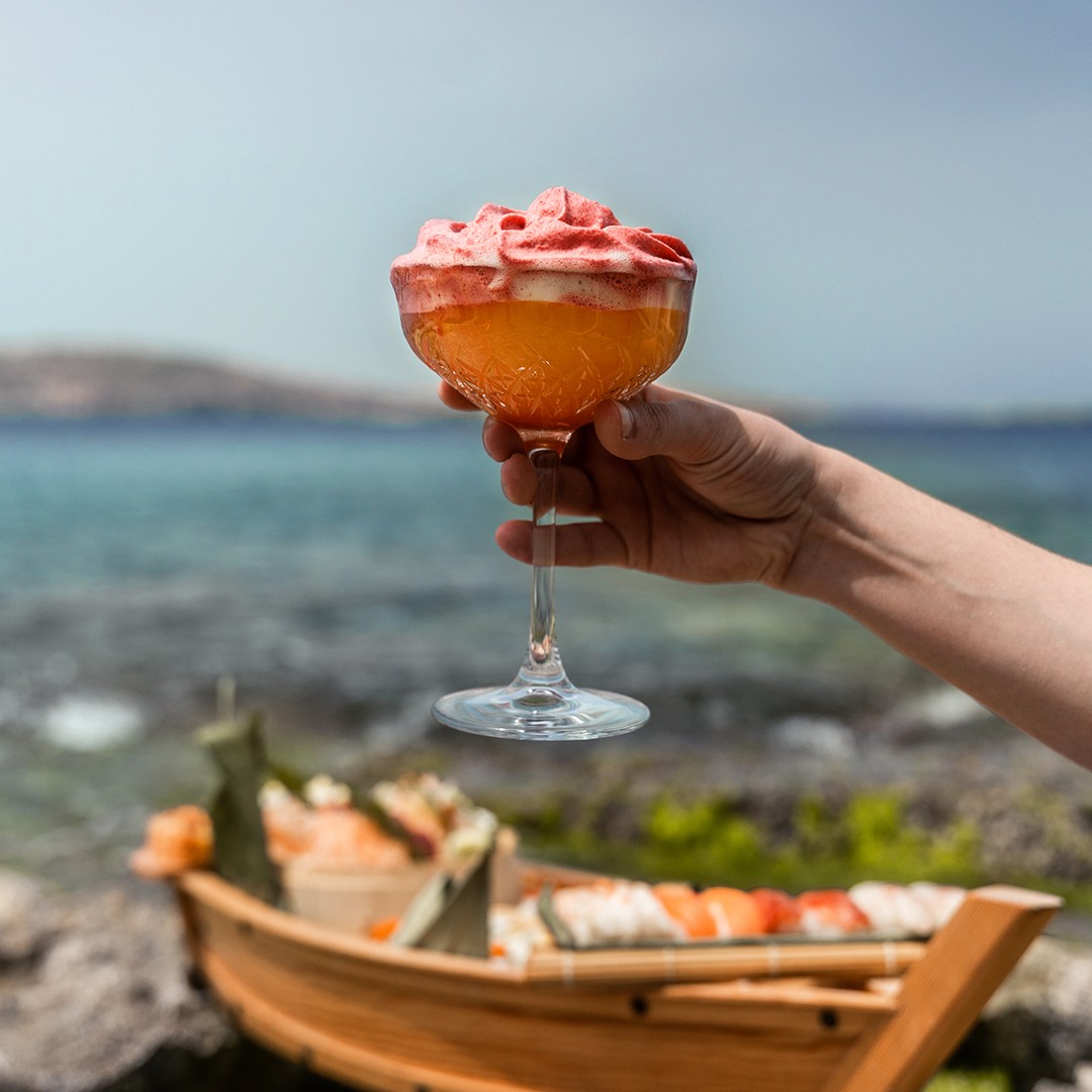 Tropical Nine Star Martini - a reinvigorating refreshment for sunny summer days - Al Fresco Dining Spots in Malta