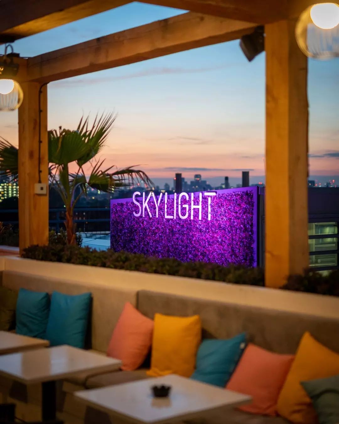 Amazing views of the city at Skylight London