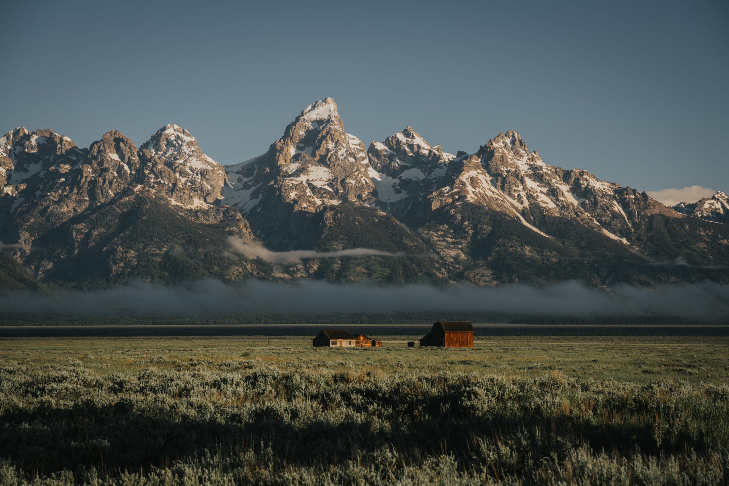 Just after sunrise - Grand Teton - Best National Parks in America