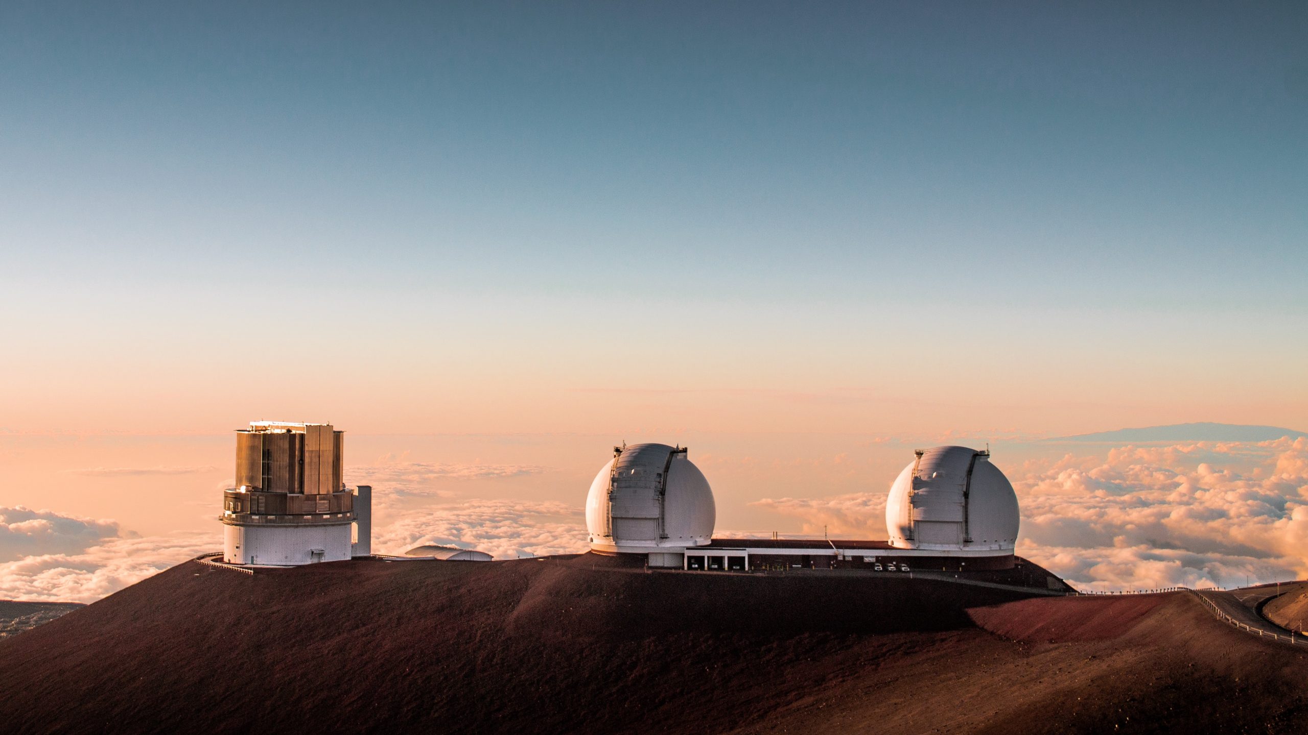 Mauna Kea Observatory, above the clouds
