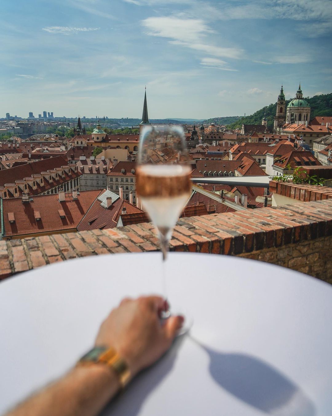 The gorgeous Terasa U Zlate Studne - Best Outdoor Restaurants in Europe