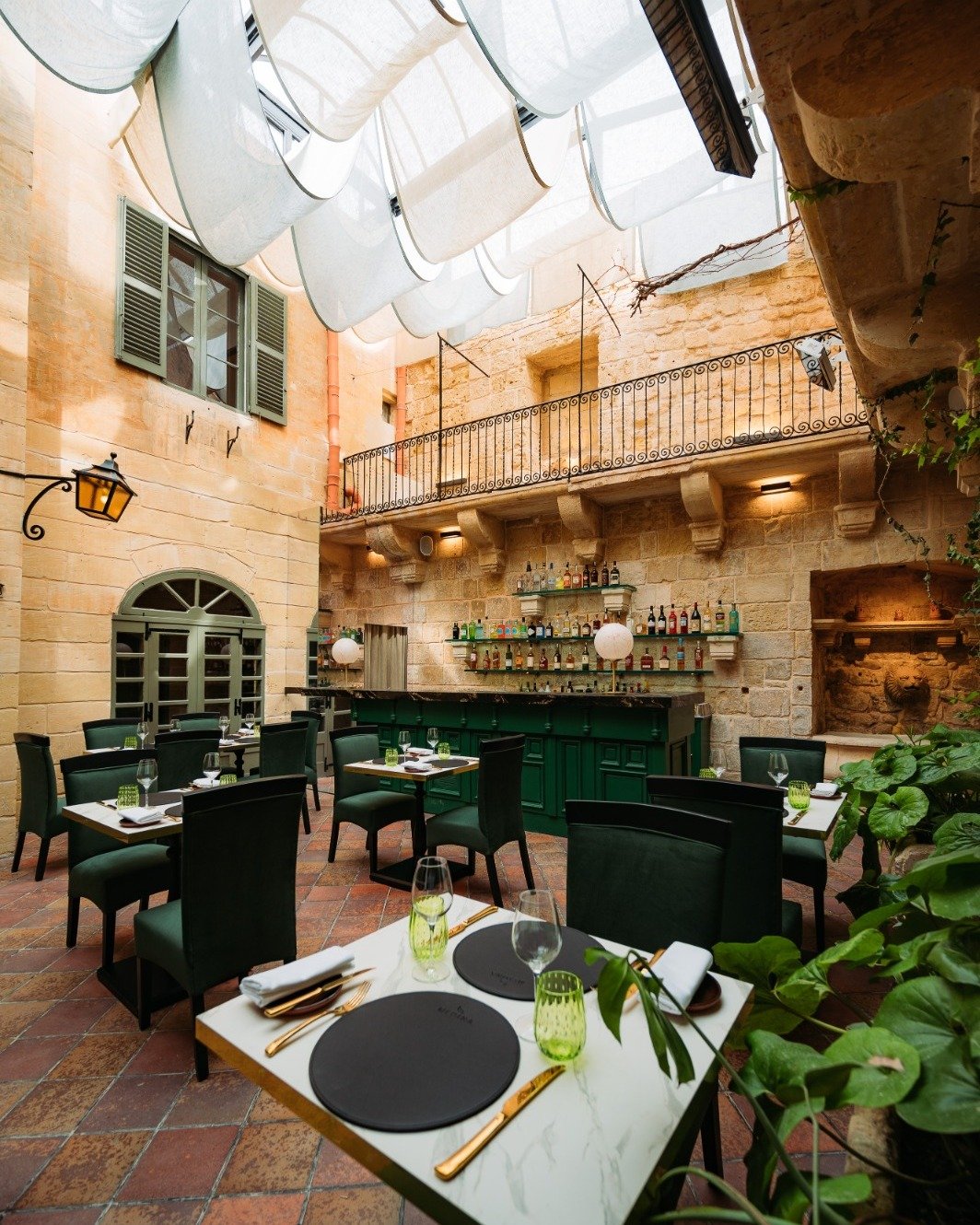 The walls within the Medina restaurant echo notes of tranquillity and tales of gastronomic perfection