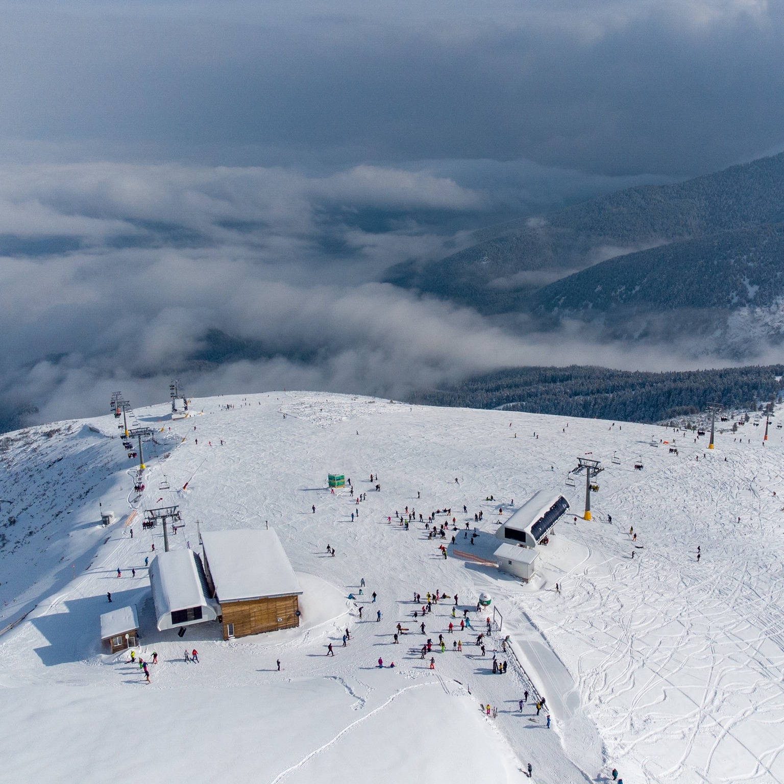 About 20 cm of fresh snow - Top European Ski Resorts