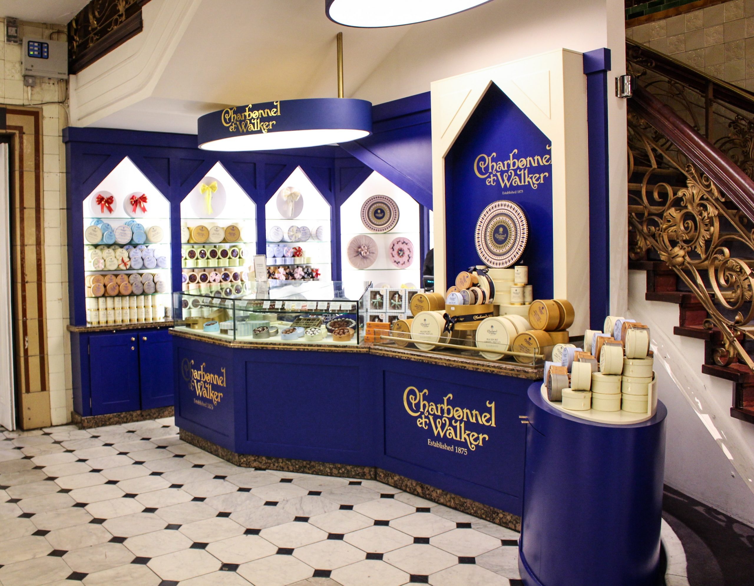 Founded in 1875, Charbonnel et Walker is one of Britain’s earliest chocolatiers - Address: 87-135 Brompton Rd